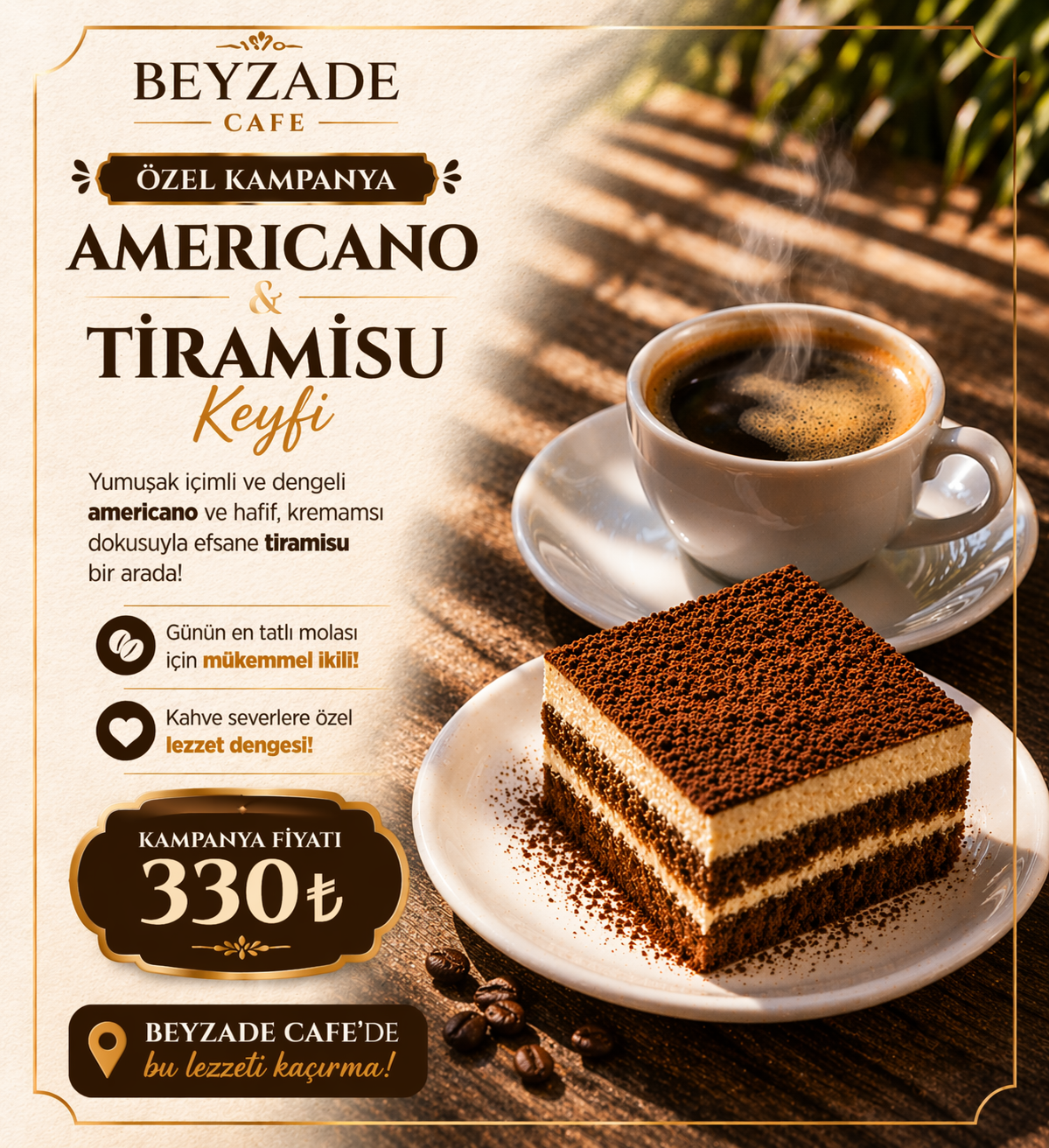 Tiramisu & Americano